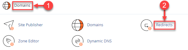 REDIRECT-2 How to redirect the domain from C Panel