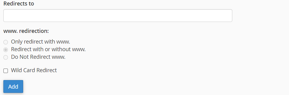 Redirect-4 How to redirect the domain from C Panel