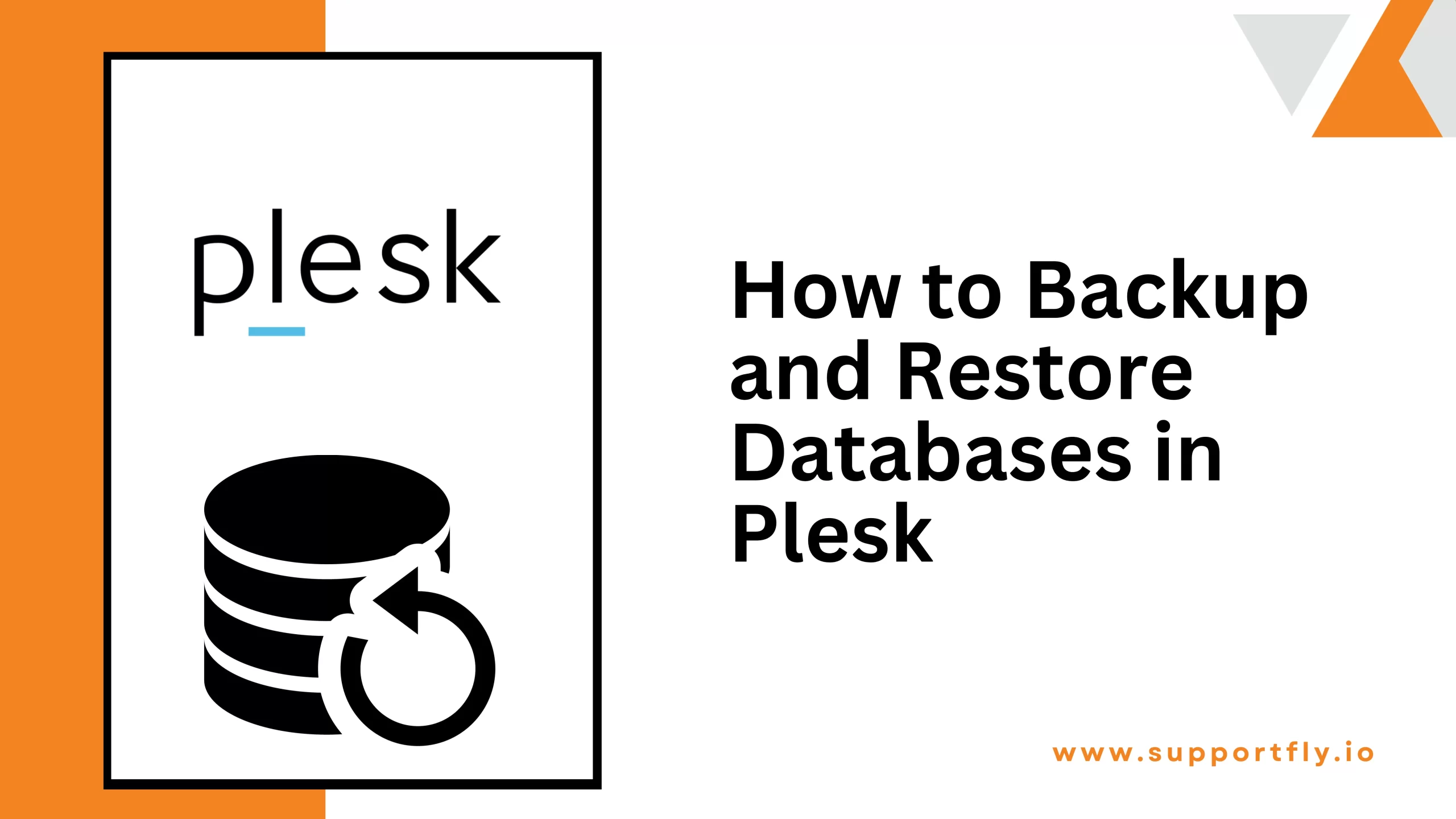 How to back up and restore databases in Plesk Control Panel
